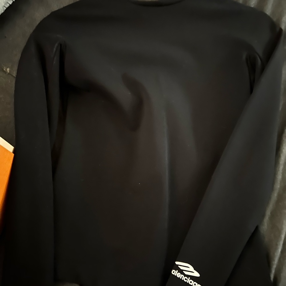 Balenciaga Black Long Sleeve Shirt